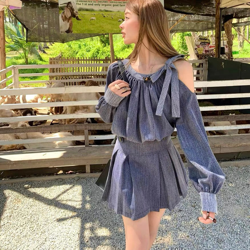 Luxe top w/ Skirt